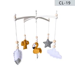 image-Nordic Style Crib Felt Wind Chime Crib Bell