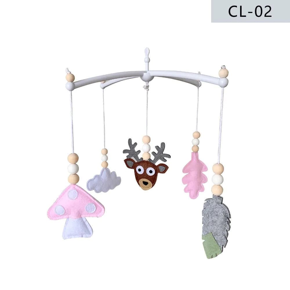 image-Nordic Style Crib Felt Wind Chime Crib Bell