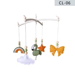 image-Nordic Style Crib Felt Wind Chime Crib Bell