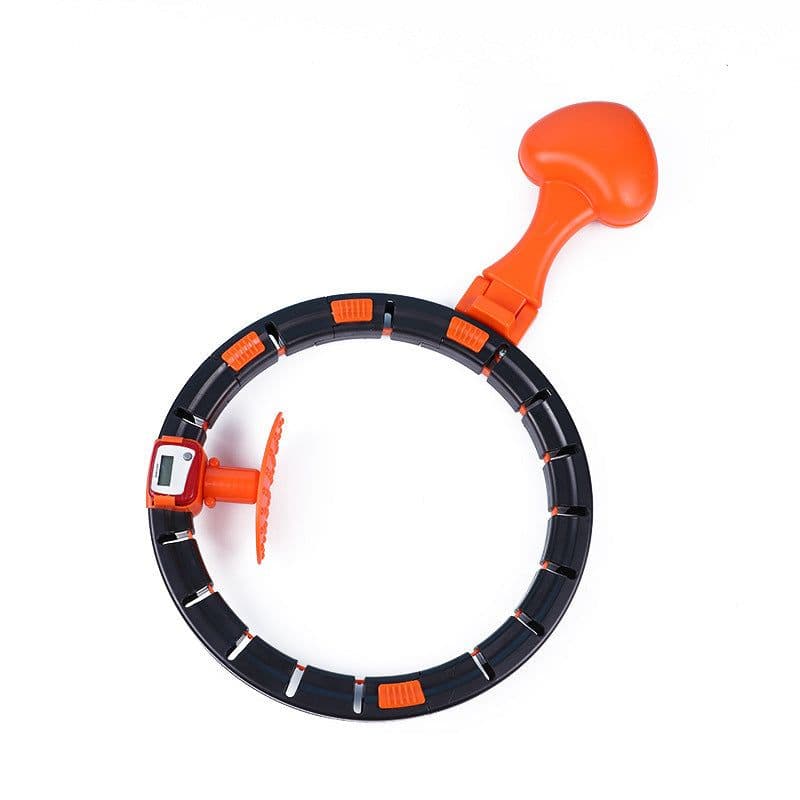 image-Adjustable Smart No Falling Hoops Thin Waist Abdominal Exercise Intelligent Counting Hoop Home Gym Training Massage Sport Hoops