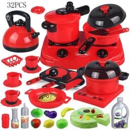 image-Children's Play House Simulation Kitchen Toy Set