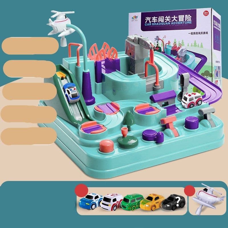 image-Children Toys For The Parking Lot Car Track Kids Toy