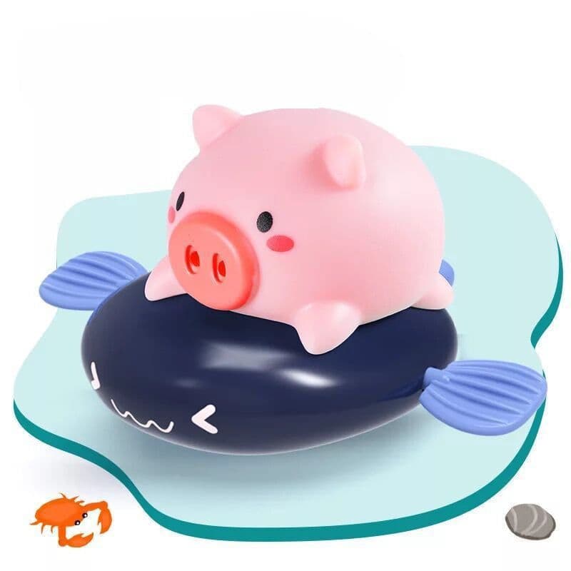 image-Toys Play Baby Children's And Summer Bath-Toy Bubbles Small-Float Clockwork Swimming