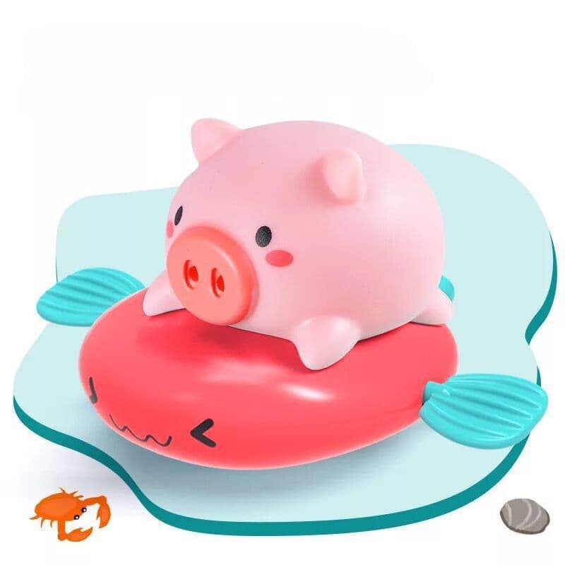 image-Toys Play Baby Children's And Summer Bath-Toy Bubbles Small-Float Clockwork Swimming