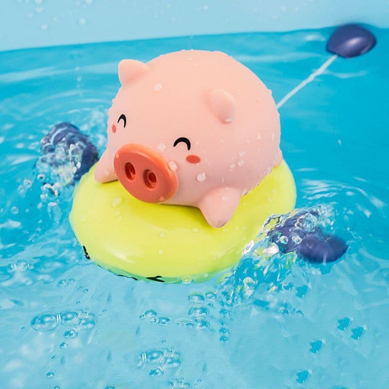 image-Toys Play Baby Children's And Summer Bath-Toy Bubbles Small-Float Clockwork Swimming