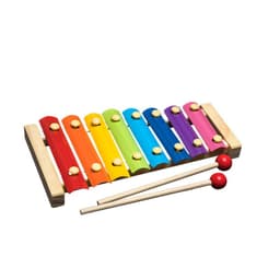 image-Wooden Toys Rattles Educational Toy Rainbow Blocks Montessori Baby Colorful Kids Music