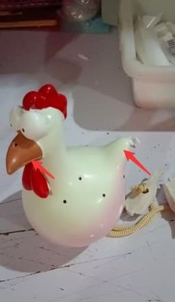 image-Yard Art Decor Chicken Garden Lawn Plug Hen Rooster Ornaments Hens Bird Statues Edge Seater Indoor Outdoor Decorations
