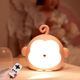image-Remote Control Night Light Rechargeable Bedroom Bedside Confinement Newborn Baby Special Baby Breastfeeding Eye Care Sleeping Lamp