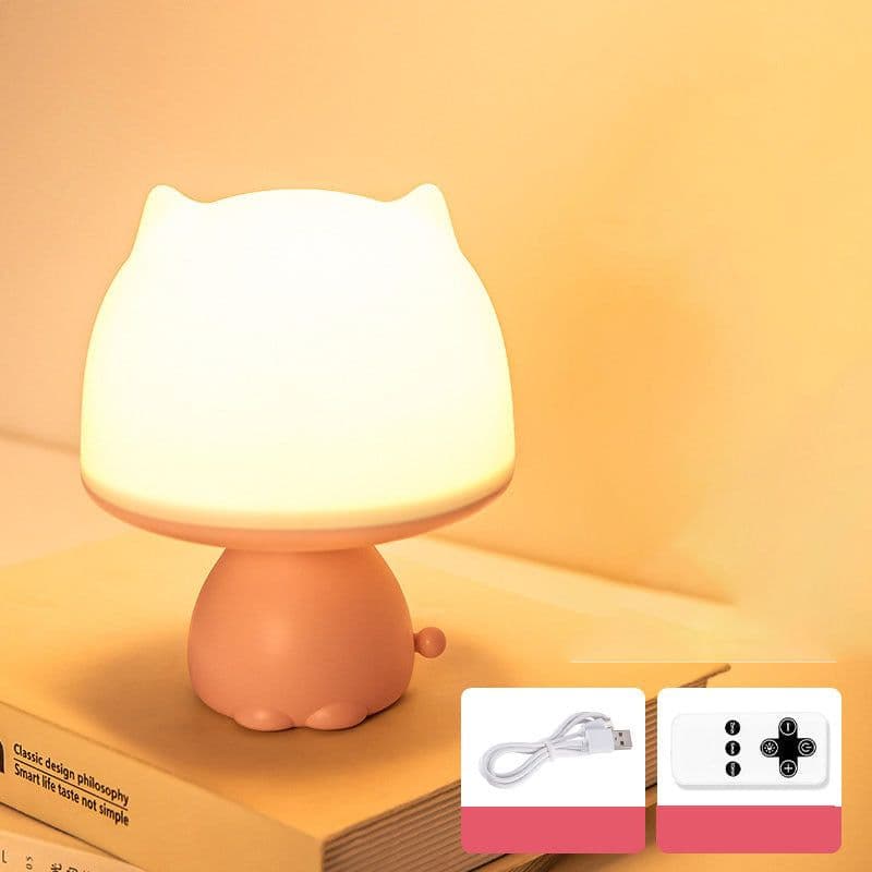 image-Remote Control Night Light Rechargeable Bedroom Bedside Confinement Newborn Baby Special Baby Breastfeeding Eye Care Sleeping Lamp