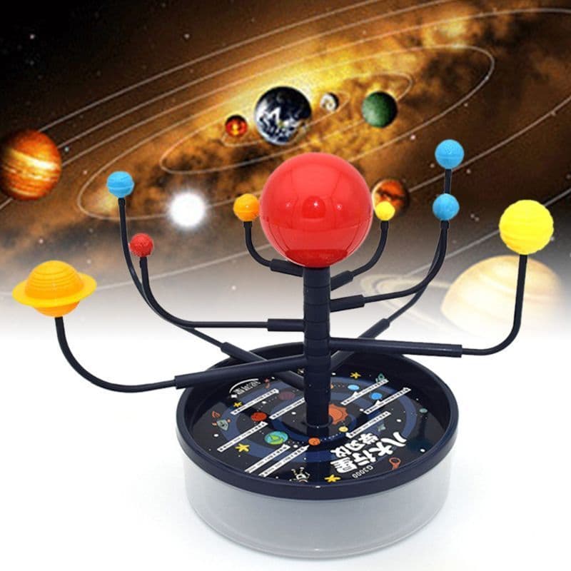 image-Nine Planets Diy Technology Small Production Of Eight Planets Celestial Model Toys Elementary And Middle School Students' Small Inventions