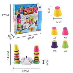 image-Jenga Children iS Early Educational Toys Competition Jeng Jie Cup Brain Power Competition Desktop Color Jeng Jie Gao Game