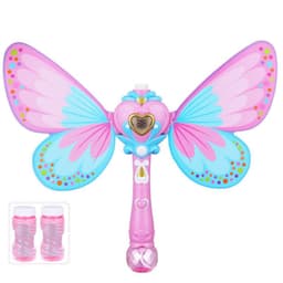 image-Bubble Gun Music Magic Wand Outdoor Toys for Baby Girl Princess Electric Bubble Blower Machine