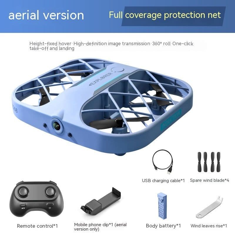image-Pocket Drone Remote Control Quadcopter With Set