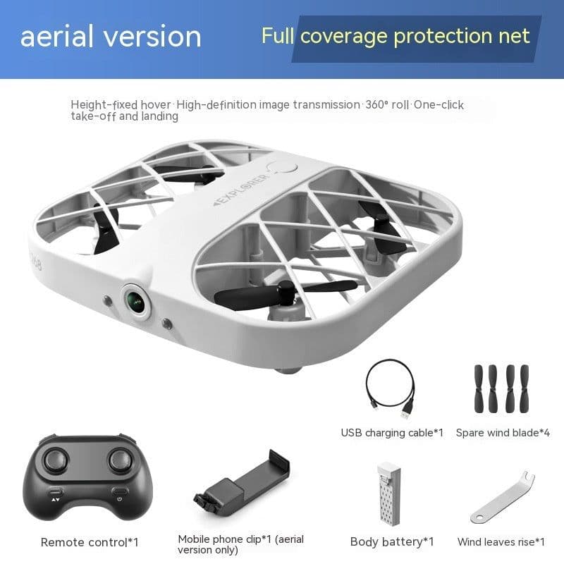 image-Pocket Drone Remote Control Quadcopter With Set