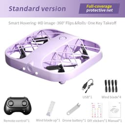image-Pocket Drone Remote Control Quadcopter With Set
