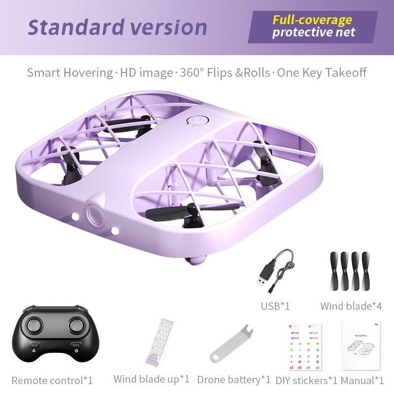 image-Pocket Drone Remote Control Quadcopter With Set