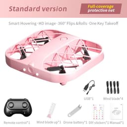 image-Pocket Drone Remote Control Quadcopter With Set