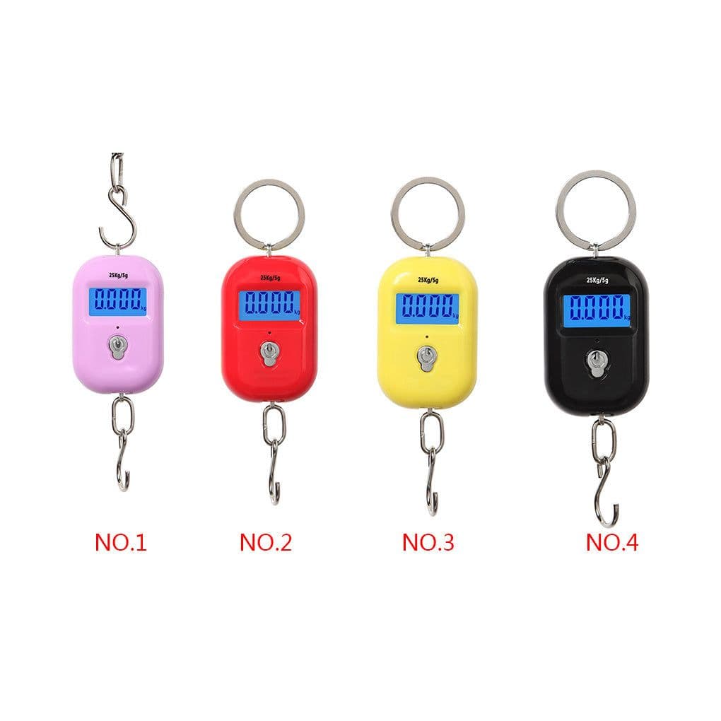 image-High Precision Portable Electronic Scale Household Mini Portable Grocery Shopping Small Hook Luggage Weighing Hook Weighing Fish Small Scale