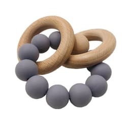 image-Spot Wholesale Baby Teether Bracelet Food Grade Silicone Baby Soothing Molars