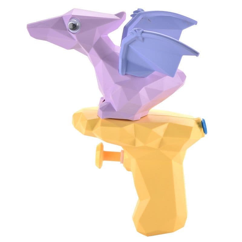 image-Cartoon Dinosaur Water Gun Toy Mini Press Water Spray Gun Water Fight Parent-Child Interaction Outdoor Water Toy