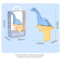 image-Cartoon Dinosaur Water Gun Toy Mini Press Water Spray Gun Water Fight Parent-Child Interaction Outdoor Water Toy