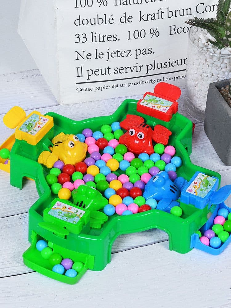image-Frog Eats Peas Toys Double Parent Child Battle Desktop Puzzle Interaction Boys and Girls Children Gifts
