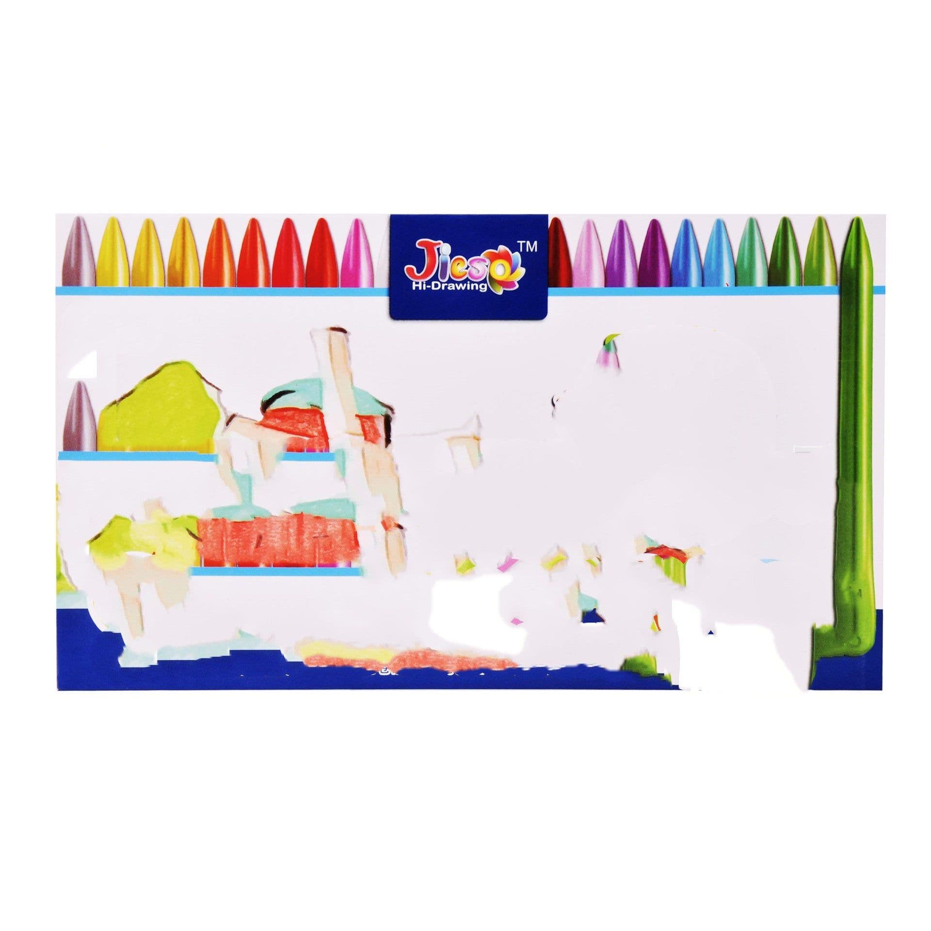 image-Children Not Dirty Hands Plastic Crayon Painting Kindergarten Oil Pastel Crayons