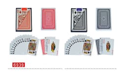 image-Plastic Poker Small Prints Washable Baccarat Black Jack Fight Landlord Niuniu Plastic Poker