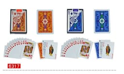 image-Plastic Poker Small Prints Washable Baccarat Black Jack Fight Landlord Niuniu Plastic Poker