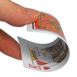 image-Plastic Poker Small Prints Washable Baccarat Black Jack Fight Landlord Niuniu Plastic Poker