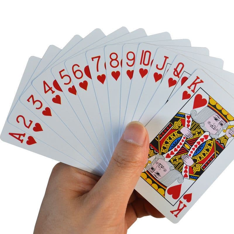 image-Plastic Poker Small Prints Washable Baccarat Black Jack Fight Landlord Niuniu Plastic Poker