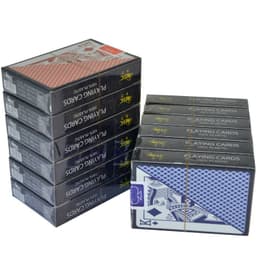 image-Plastic Poker Small Prints Washable Baccarat Black Jack Fight Landlord Niuniu Plastic Poker