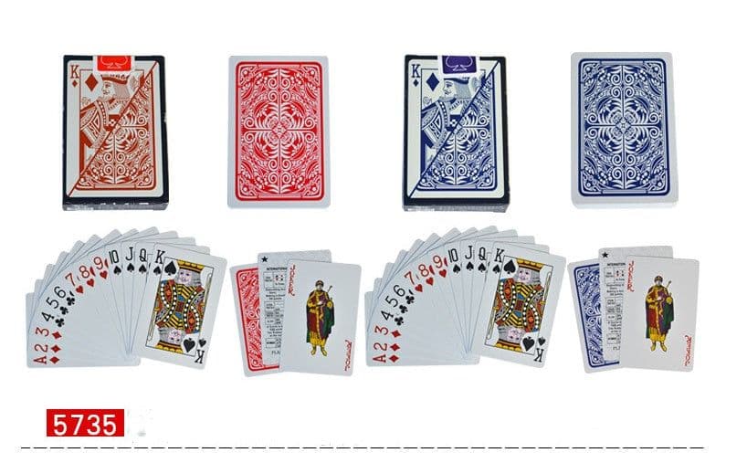 image-Plastic Poker Small Prints Washable Baccarat Black Jack Fight Landlord Niuniu Plastic Poker