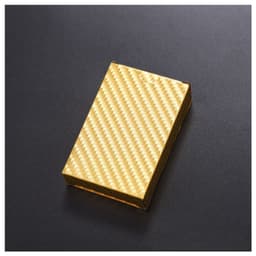 image-Gold Foil Plaid Playing Card Supply Yellow Gold Local Tyrant Gold Poker Pvc Waterproof Board Game Card