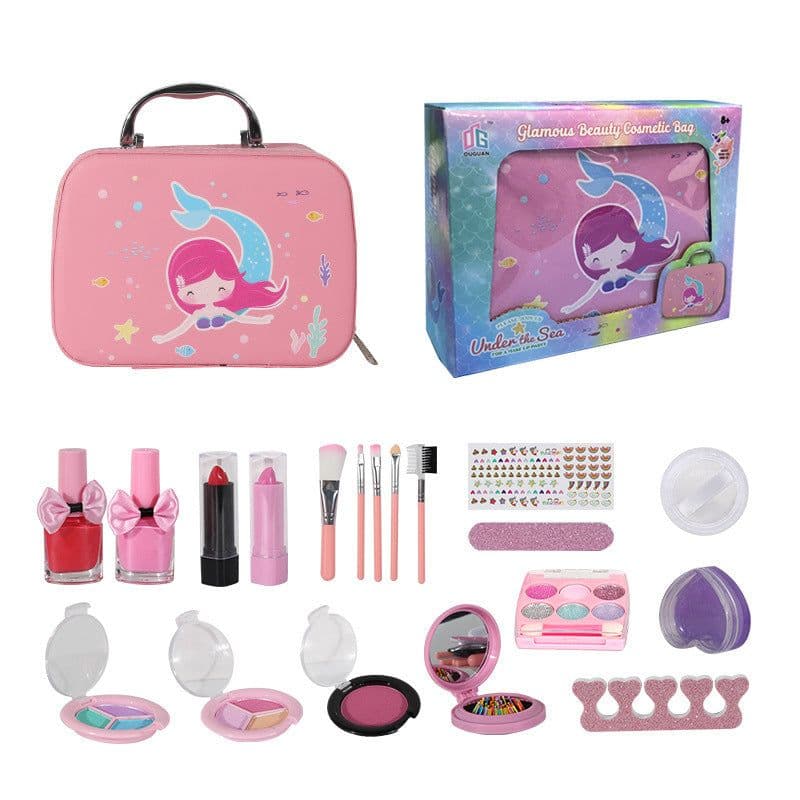 image-Children's Cosmetics Set Princess MMakeup Box Lipstick Little Girl Girl Toy