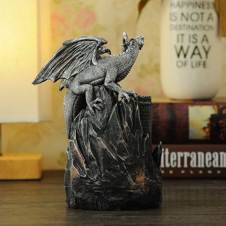 image-Nordic Home Furnishings Backflow Incense Burner Resin Crafts
