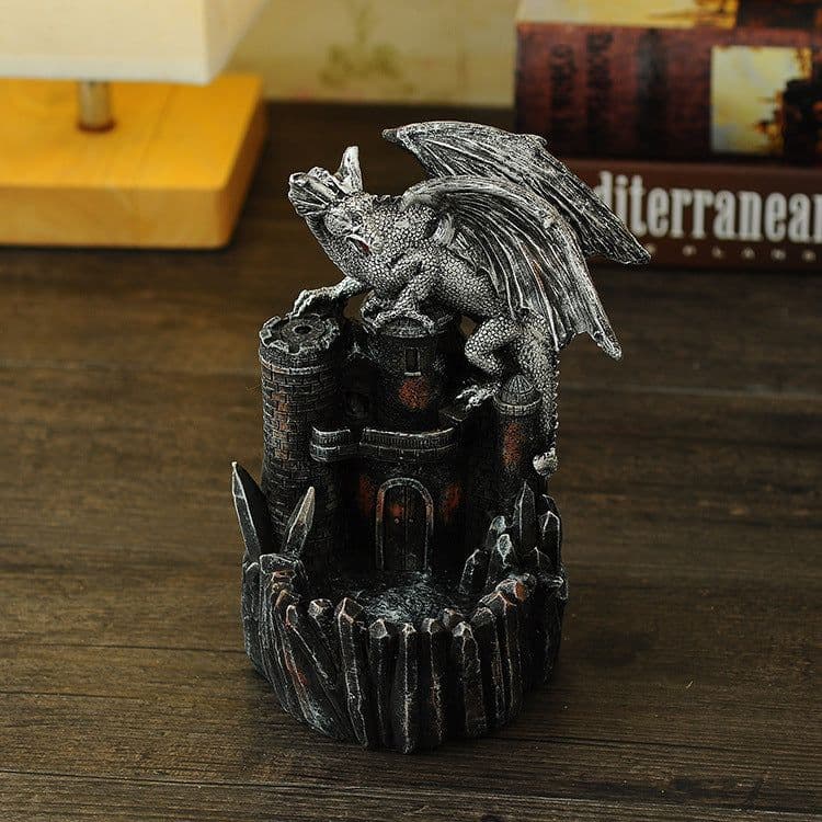 image-Nordic Home Furnishings Backflow Incense Burner Resin Crafts