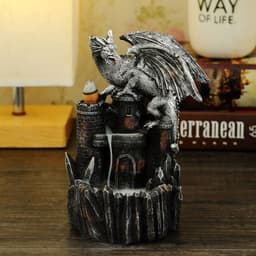 image-Nordic Home Furnishings Backflow Incense Burner Resin Crafts
