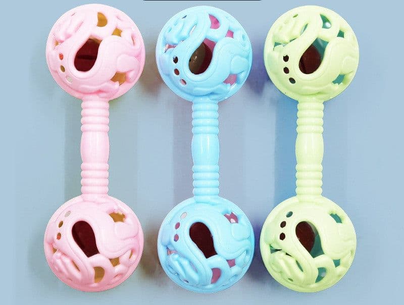 image-Newborn Early Education Hand Bell Baby Ring Toy Baby Hand Stick Ring Early Education Educational Toy