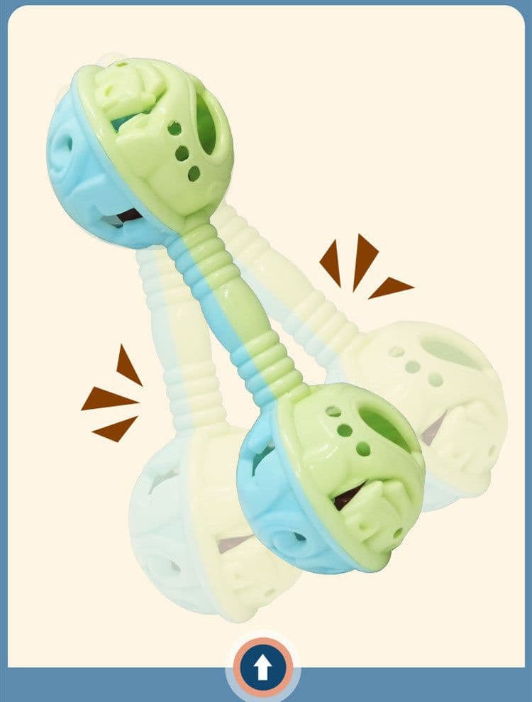 image-Newborn Early Education Hand Bell Baby Ring Toy Baby Hand Stick Ring Early Education Educational Toy