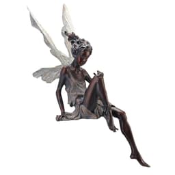 image-Flower Fairy Angel Wings Resin Decoration Garden Gardening Office Decoration