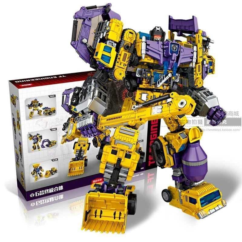 image-King Kong Robot Hercules Combination Engineering Vehicle Six Unit