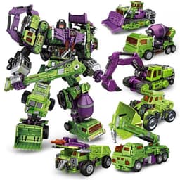 image-King Kong Robot Hercules Combination Engineering Vehicle Six Unit