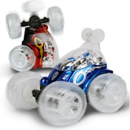 image-Remote Control Car Dump Truck Off-Road Remote Control Car Racing Light Children'S Toy Car Roll Stunt Car Stall Toy