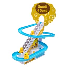 image-Little Duck Climbing Stairs Toy Little Penguin Automatic Ladder Light