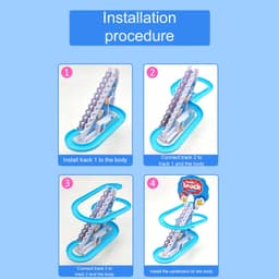 image-Little Duck Climbing Stairs Toy Little Penguin Automatic Ladder Light