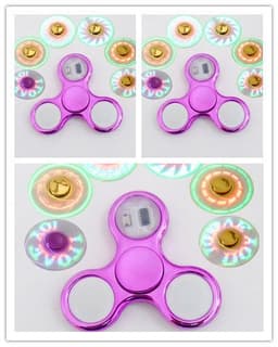 image-Fingertip Spinner High Speed Adult Finger Decompression Luminous Luminous Toy With Light