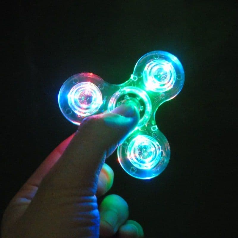 image-Fingertip Spinner High Speed Adult Finger Decompression Luminous Luminous Toy With Light