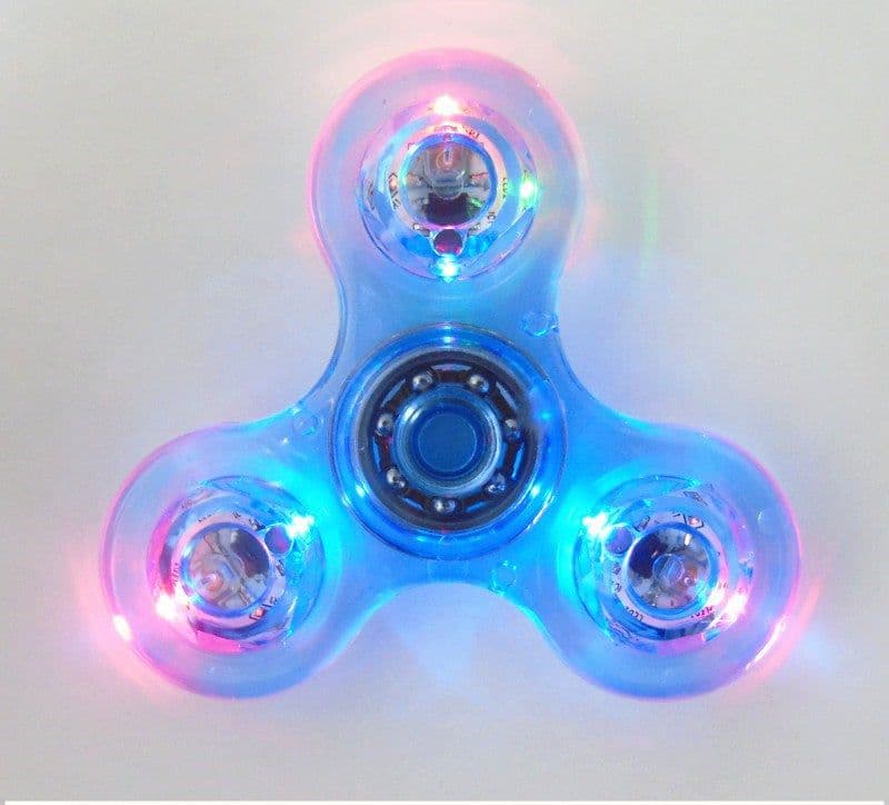 image-Fingertip Spinner High Speed Adult Finger Decompression Luminous Luminous Toy With Light