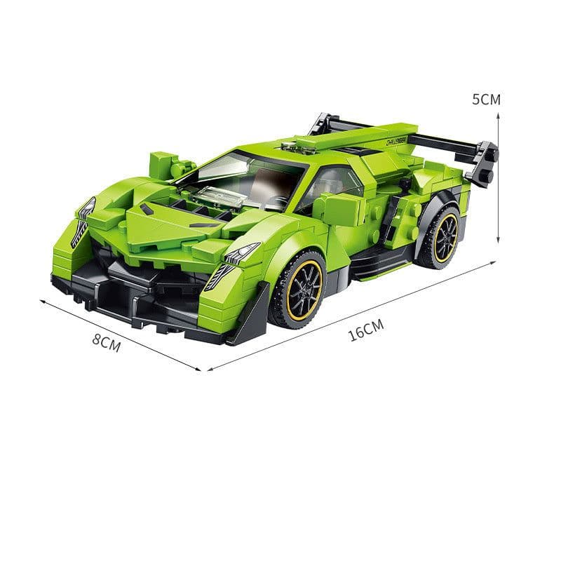 image-Small Particles Assembled Sports Car Toy Building Blocks